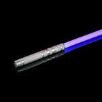 RGB Metal Heavy Lightsaber 16 Colors LED Rave Cosplay Laser Sword Kids Weapon Rechargeable Party Glow Toy Upgraded Version