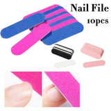 10pcs Nail Art Files Nail Buffer Sandpaper Nail Polish 3 Nail Color Bar Tools Pedicure Available Manicure Tool O3R1