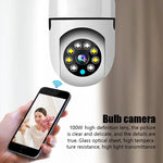 2.4G 5G Wifi E27 Bulb Surveillance IP Camera Night Vision Wireless Home 2MP CCTV Security Camera 4x Digital Zoom Video Indoo