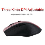 2.4Ghz Wireless Mouse With DPI Adjustable Button for Windows 7/XP/2000/Vista, Portable Computer Gaming Mouse for Desktop/Laptop