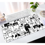 Cat Mousepad Large Gaming Mouse Pad Mouse Mat Computer Mousepad Locking Edge MousePad Keyboard Desk Mice Pad