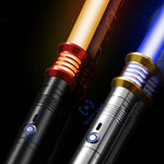 Lightsaber Metal Laser Sword Toys RGB Light Saber 7 Color Change Kids Soundfonts Force FX FOC Blaster Toys Jedi Laser Sword Gift