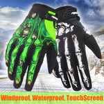 Motorcycle Winter Bike Riding Gloves Joint Printing Motor Cycling Gloves Full Finger ghost claw Windproof Men Women Guantes Moto