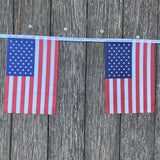 xvggdg  usa  string Flags  20pcs/set   American   String   USA Bunting Banner small US  banners