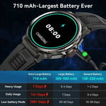 1.85Inch HD Bluetooth Call 710mAh Smart Watch Men 3ATM Waterproof Sports Fitness Tracker Heart Monitor Smartwatch For XIAOMI IOS