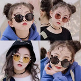 1~4PCS Fashion Summer Eyewear Portable Travel Eyeglasses Sunglasses Kids Sunglasses Summer Fashion Childrens Sun Glasses