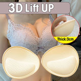 3D Thicken Sponge Bra Pads Sexy Breast Insert Push Up Bra Enhancer Swimsuit Bikini Pad Removeable Foam Chest Accessories Women