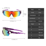 1Pc Cycling Sunglasses UV 400 Protection Polarized Eyewear Cycling Running Sports Sunglasses Goggles For Men Women Sunglasses