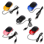 RYRA Durable Wired Mouse 1000DPI Mini Car Shape USB 3D Optical Innovative 2 Headlights Gaming Mouse For PC Laptop Computer