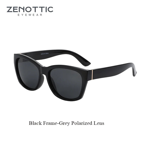 ZENOTTIC Butterfly Sunglasses Women Polarized Vintage Square Shades UV Protection Retro Oversized Cat Eye Sun Glasses ZS2206