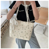 Women Summer Luxury Designer Handbag Picnic Bags Fashion Woven Bag Handbags For Female Portable Bucket Bag 2024 New