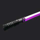 RGB Metal Heavy Lightsaber 16 Colors LED Rave Cosplay Laser Sword Kids Weapon Rechargeable Party Glow Toy Upgraded Version