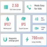 Xiaomi Mijia 4G Kids Child Smartwatch Phone GPS Tracker SOS HD Video Call Waterproof Touch Screen SIM Card Baby Smart Watch 2024