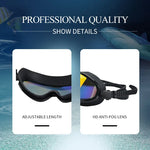 YOOLENS Professional Adult Swim Goggles Wide View Frame Glasses for Men Women Youth No Leaking Anti-Fog UV Diving Water Eyewear