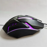 USB Wired Gaming Mouse 1600DPI LED Optical USB Computer Wireless Mouse Gaming Wired Mouse Silent Mouse For PC Laptop
