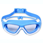 1PC Kids Swimming Goggles Children 3-14Y Wide Vision Anti-Fog Anti-UV Pool Glasses With Ear Plugs Outdoor Sports Diving Eyewear