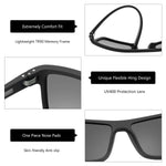 ZENOTTIC Polarized Sunglasses Shade for Women Men Lightweight TR90 Frame UV400 Protection Square Sun Glasses 2022 2023