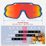 X-TIGER Children Riding Glasses Kids Cycling Sunglasses Girls Boys Outdoor Sports Classic Cool Youth Baseball Sun Glasses