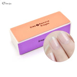 1/2/5Pcs Sponge Nail Buffers Colorful Sanding Buffing Block Grinding Polishing Nail File 4 Sided Professional Nail Manicure Tool