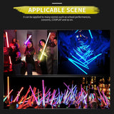 80cm Lightsaber RGB Laser Sword Toys Light Saber 7 Colors Change Kids Soundfonts Force FX FOC Blaster Toys Jedi Laser Sword Gift