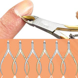 1pcsNail Clipper Cuticle Nipper Cutter Stainless Steel Nails Accesories Cutters for Manicure Comfortable Nail Scissor Plier Tool