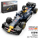 1/24 2023 F1 Red Bull RB19 #1 Max Verstappen #11Perez Formula Racing Car Building Block Model Assembling Toy Vehicle Bricks Gift