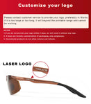 YOOLENS Fishing Sport Sunglasses Men Polarized UV400 Aluminum Rectangle Rimless Sun Glasses Photochromic Night Vision Eyewear