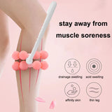 1pcs Leg Massager 16roller Balls 360 Degree Handheld Leg Slim Massage Ball Calf Arm Magic Shapely Relaxation Relieve Muscle Pain