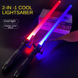 80cm Lightsaber RGB Laser Sword Toys Light Saber 7 Colors Change Kids Soundfonts Force FX FOC Blaster Toys Jedi Laser Sword Gift