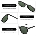 ZENOTTIC 2024 Fashion Round Polarized Sunglasses Women Uv400 Protection Shade High-quality Acetate Retro Sun Glasses ZS6215