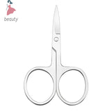 1Pcs Eyebrow Scissor Eyelash Trimmer Facial Hair Remover Stainless Steel Nail Cuticle Manicure Scissor Beauty Makeup Tool