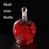 125-1000ml Creative Skull Glass Wine Bottle Whisky Wine Crystal CupsTransparent Drinking Drinkware Personality Bar Set Tool Gift