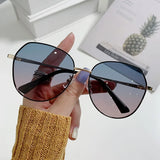 -100-125-150 Women's Sunglasses Myopia Metal Sun-Shade Glasses Polarized Sunglasses Optical Prescription Sunglasses