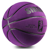 Soft Ultrafine Fiber Suede Basketball No.7 Wear-resistant Ball Anti Slip Anti Slip  Indoor and Outdoor Specialized Basketball