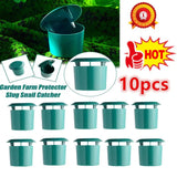 10pcs Animal Pest Repeller Gintrap Tools Slug House Snail Trap Catcher Snail Cage Garden Farm Protector Eco-friendly Rejec