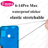 3pcs Waterproof Sticker For iPhone 11 12 13 14 Pro Max Mini X XS 7 8Plus LCD Display Screen Pre-Cut Glue Frame Tape Bezel Seal