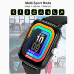 +3pc Straps Smart Watch Women Men Smartwatch Square Dial Call BT Music Smartclock For Android IOS Fitness Tracker Trosmart Brand