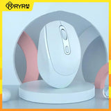 RYRA Wireless Mouse Bluetooth-compatible 2.4GHz/BT5.1 M107 Morandi Mice Mute Charging Mouse For Office Home Computer Laptop