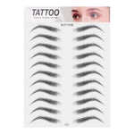 1pcs 4D Water-based Hair-like Authentic Eyebrow Tattoo Sticker Waterproof Lasting Natural False Eyebrows Women Makeup Stickers