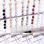 1PC Crystal Beaded Glasses Chain Lanyard Sunglasses Mask Chains Holder Women Rope Eyeglasses Cord Neck Strap Jewelry Gift