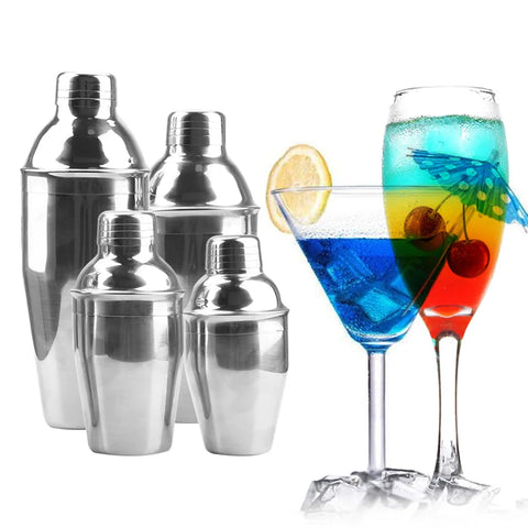 1PC Professional Boston Martini Cocktail Wine Mixer Stainless Steel Cocktail Shaker Party Bar Tools Barware 250/350/550/750ml