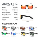 ZENOTTIC 2024 Trend Square  Polarized Sunglasses for Unisex Classic Design Shades Fashion UV400 protection Men Sun Glasses