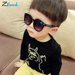 Zilead Boys Round Sunglasses Fashion Color Lens Kids Outdoor Sunglasses Retro UV400 Child Party Photo Eyeglasses Eyewear Gafas