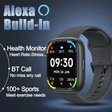 IDW26 Smart Watch Build-in Alexa Fitness Tracker 2024 New Smartwatch Men Women Bluetooth Call Muti Watch Faces 100+ Sports Modes