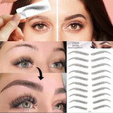 1pcs 4D Water-based Hair-like Authentic Eyebrow Tattoo Sticker Waterproof Lasting Natural False Eyebrows Women Makeup Stickers