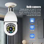 2.4G 5G Wifi E27 Bulb Surveillance IP Camera Night Vision Wireless Home 2MP CCTV Security Camera 4x Digital Zoom Video Indoo