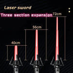 New Laser Sword Toy Star Light Sword Luminous Fluorescent Rod Laser Rod Children's Sword Toy War Gift Outdoor Toys Scalable