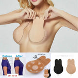 1Pair Backless Strapless Invisible Push Up Bras For Women Adhesive Wireless Bralette Silicone Breast Lift Sticky Bra