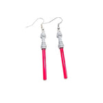 Light Saber Earrings - Sci Fi Earrings - Novelty Earrings -Light Saber - Geeky Gift