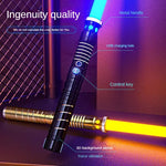 Lightsaber Metal RGB Laser Sword Light Saber Toys 7 Color Change Kids Soundfonts Force FX FOC Blaster Toys Jedi Laser Sword Gift